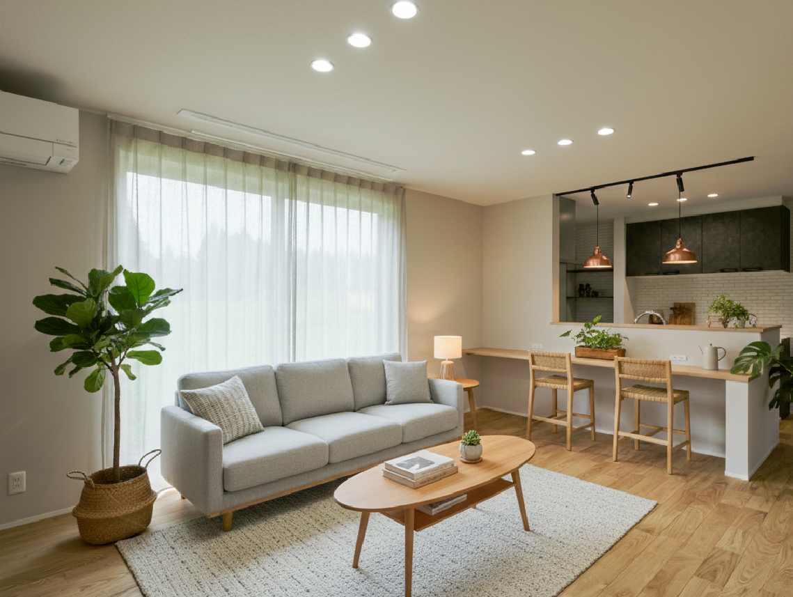 家族と自然をみわたせる、いえ。in阿賀町